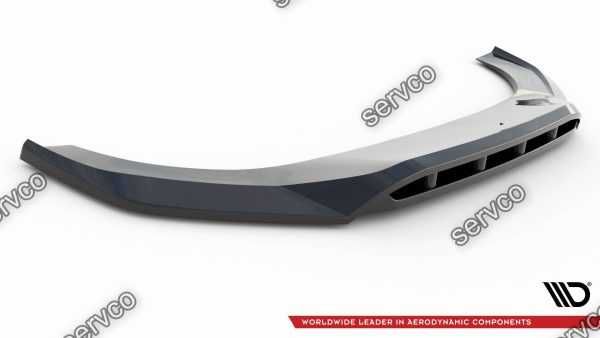 Prelungire splitter bara fata Audi SQ7 Q7 S-Line Mk2 2016-2019 v4
