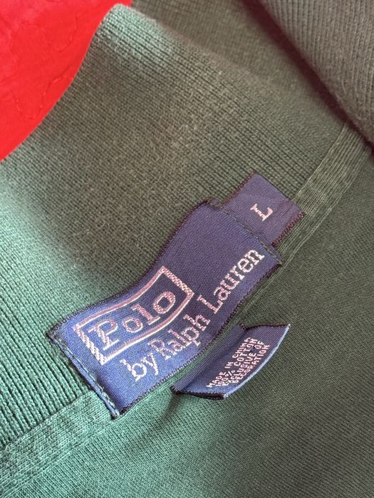 Polo Ralph Lauren Original Tricou Polo Verde Mărime L Custom Fit