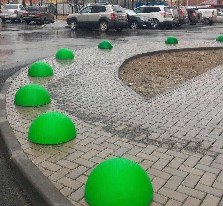 Парковочные полусферы (ограничители парковки)