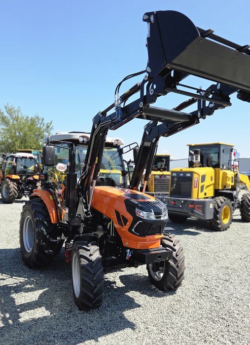 Tractor NOU marca Tavol 70 CP cu incarcator-cupa multifunctionala-Furci Baloti