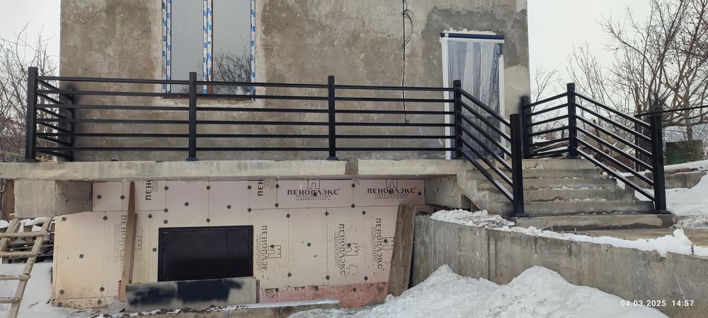 Перила с профильной трубы