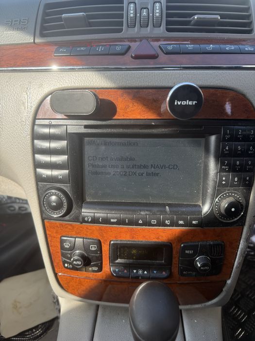 Навигация Мерцедес Ес класа W220 face navigaciq Mercedes S