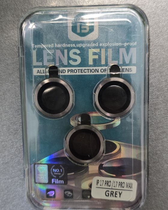 Протектор за камера за iPhone 17 pro в оранжево, синьо или с диаманти