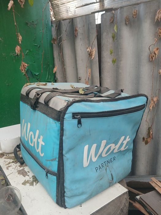 Термо сумка для куреров wolt сумка рюгзак