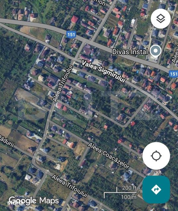 Teren intravilan, 15 ari, utilitati, zona Valea Sigmirului