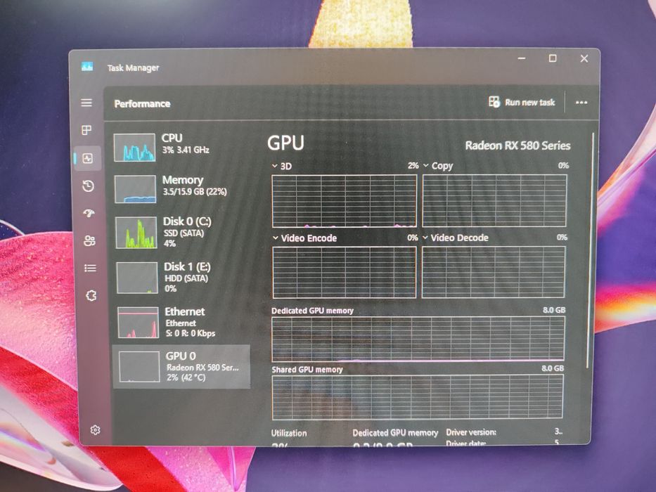 PC / Calculator Gaming Perfect Pentru 1080p - RX 580 / i5-6600T / SSD 120GB + 1TB HDD / 16GB RAM DDR4 / WINDOWS 11 Activat