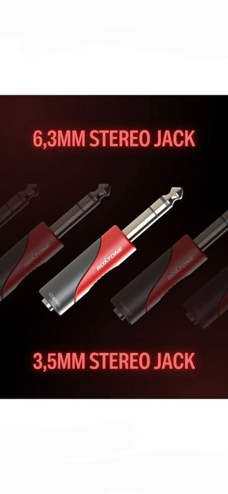 переходник 6,3 - 3,5мм mini-jack для гитары,комбоусилителя,наушников