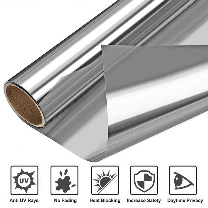 Червено Сиво Кафяво Огледално Фолио За Затъмнение На Стъкла