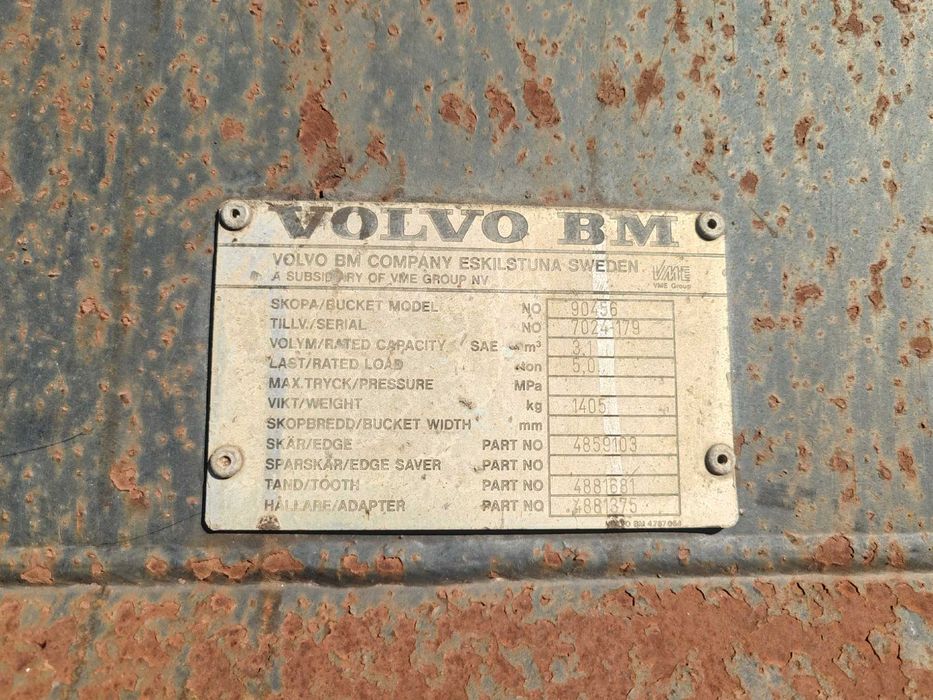 Cupa incarcator frontal Volvo