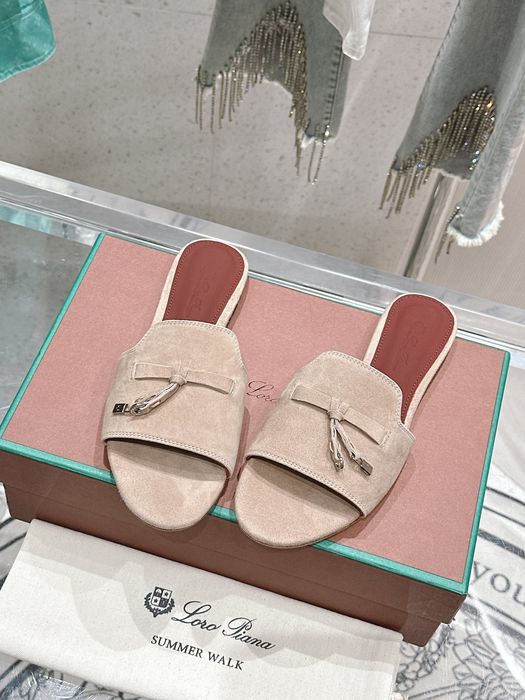 Papuci slapi Loro Piana marimi 35-40, tip Premium