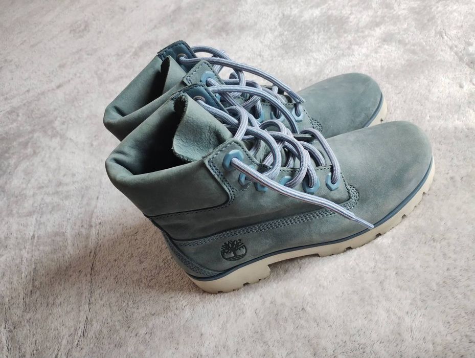 НОВИ! Timberland Дамски Боти (37 EU) Естествен Набук - Само Пробвани