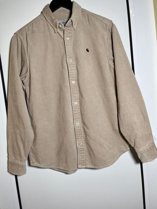 Carhartt Madison Cord мъжка риза от рипсено кадифе (размер S С)