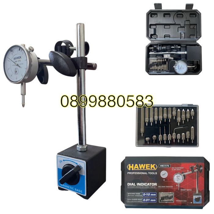 Магнитна стойка и индикаторен часовник HAWEK