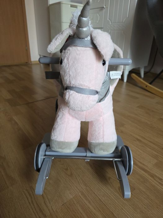 Детска мека люлка Polly, Silly Mally - розово конче