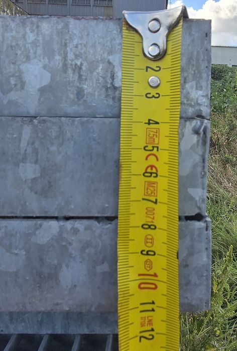 Grătare zincate 4mm grosime 4cm înălțime