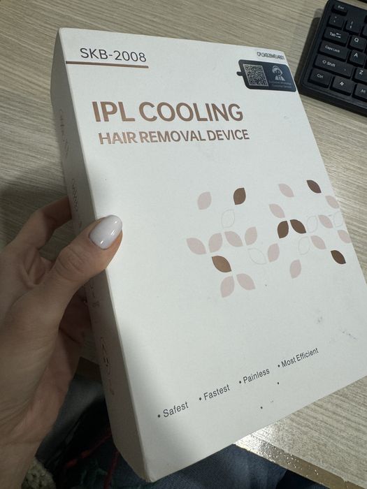 Epilator IPL Cooling Laser Hair Removal SKB-2008, NOU/Sigilat!