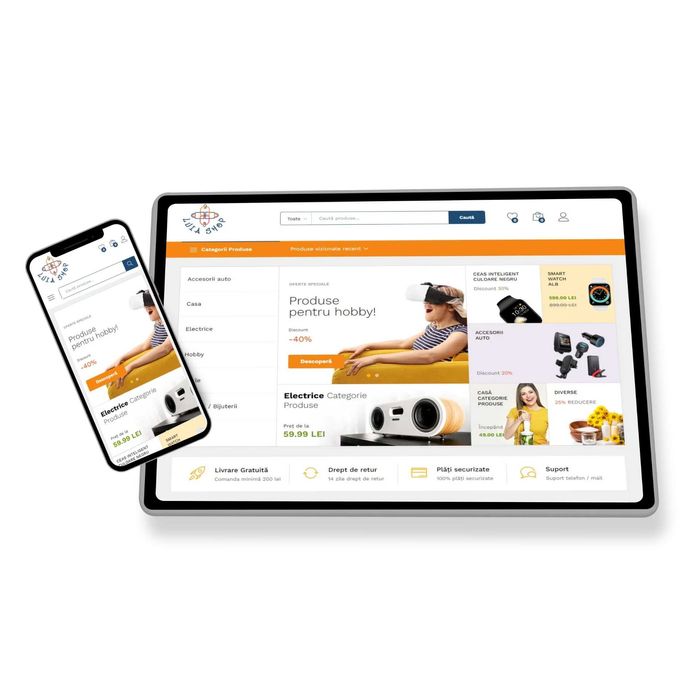 Creare Magazin Online - 1.400 LEI / Creare site web - 600 LEI