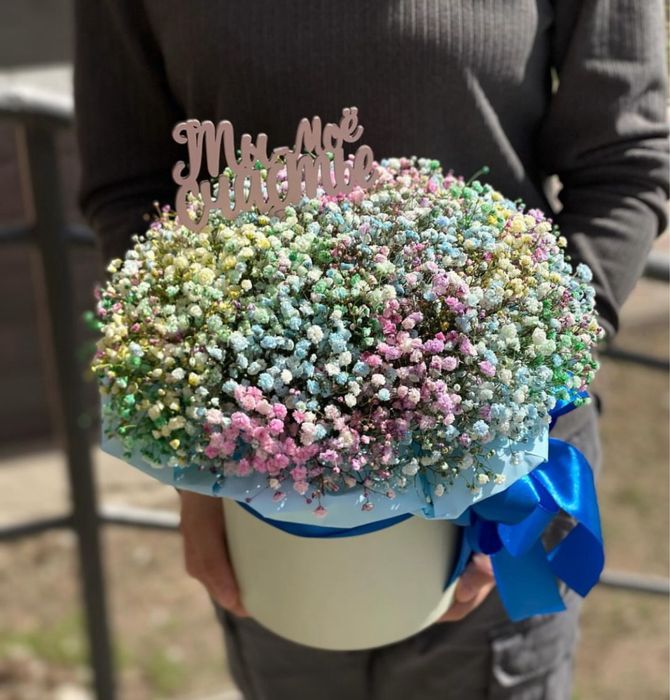 Коробочка с гипсофилой