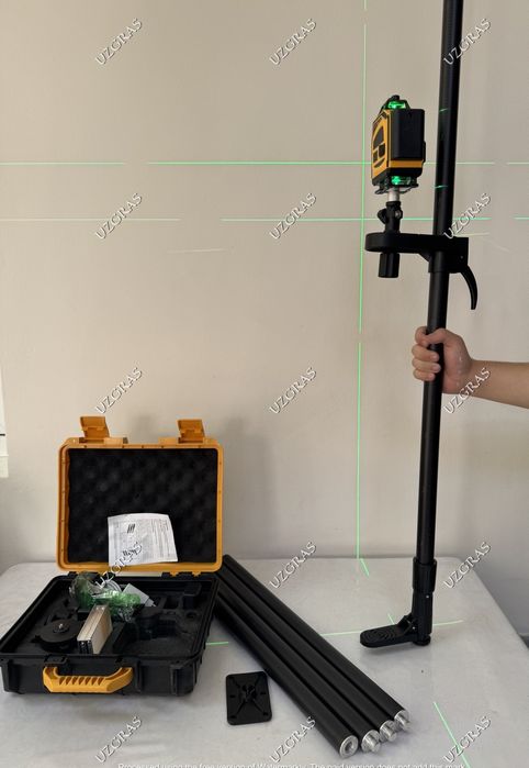 2в1 комплект вместе лазерный уровень + телескопический штатив оригинал