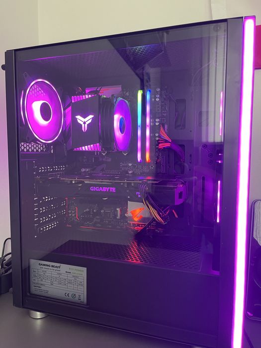 Gaming Компютър | Gigabyte GTX 1070Ti | AMD Ryzen 5 3400G | 32GB RAM |