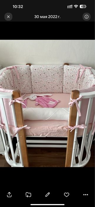 Кровать детская и два матраса