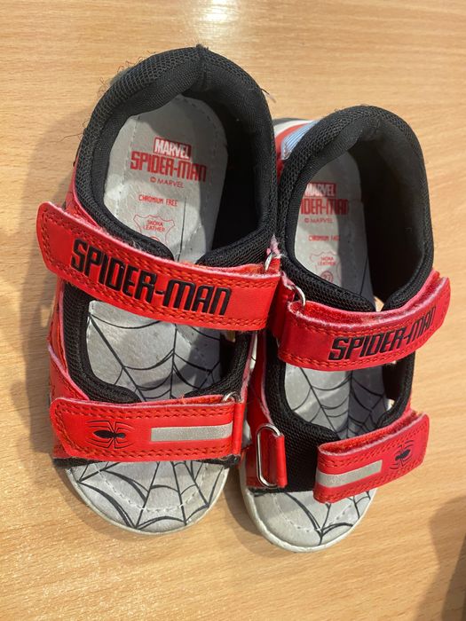 Sandale copii piele Spiderman