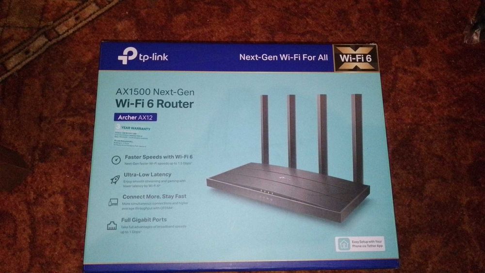 Router  WiFi 6 Nou