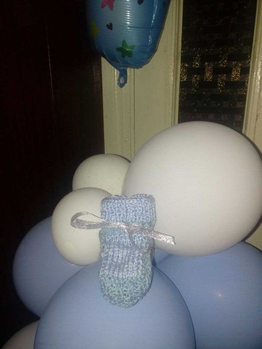 Детские пинетки в стиле it's a boy! it's a girl!