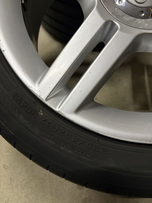 Jante Audi originale R17 + anvelope 235/45 R17 – set complet