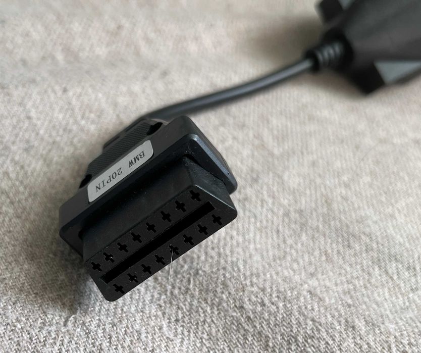 Adaptor diagnoză OBD2 BMW 20 pin  OBDII 16 pin compatibil modele vechi