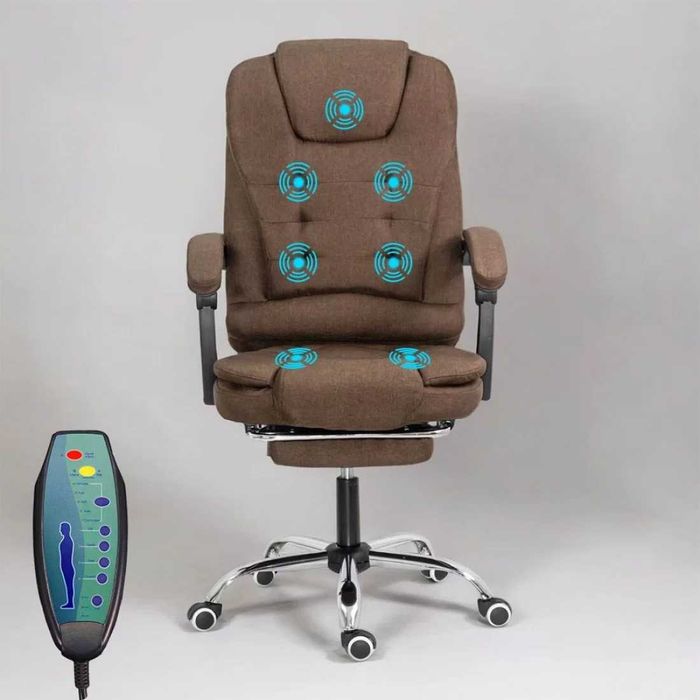 Scaun Birou Masaj cu telecomanda Textil 3 culori 4181 LIVRARE GRATUITA