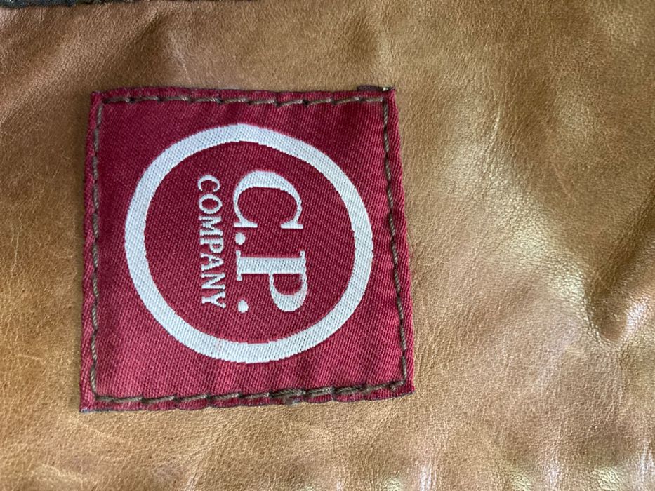 Кожено яке C.P. Company мъжко от свинска напа