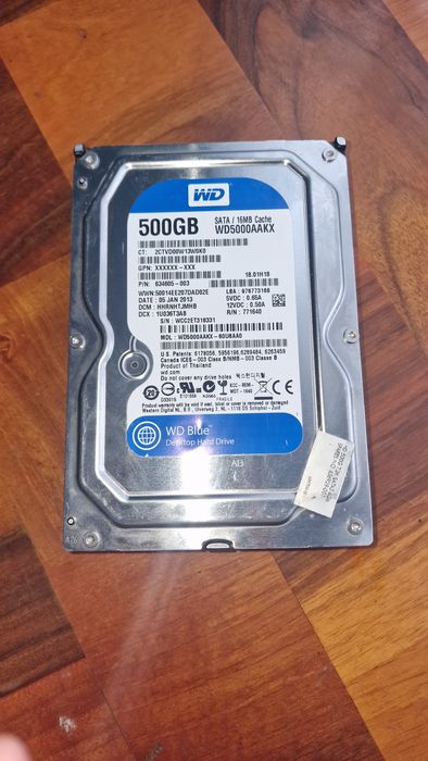 Hdd de 500gb nou