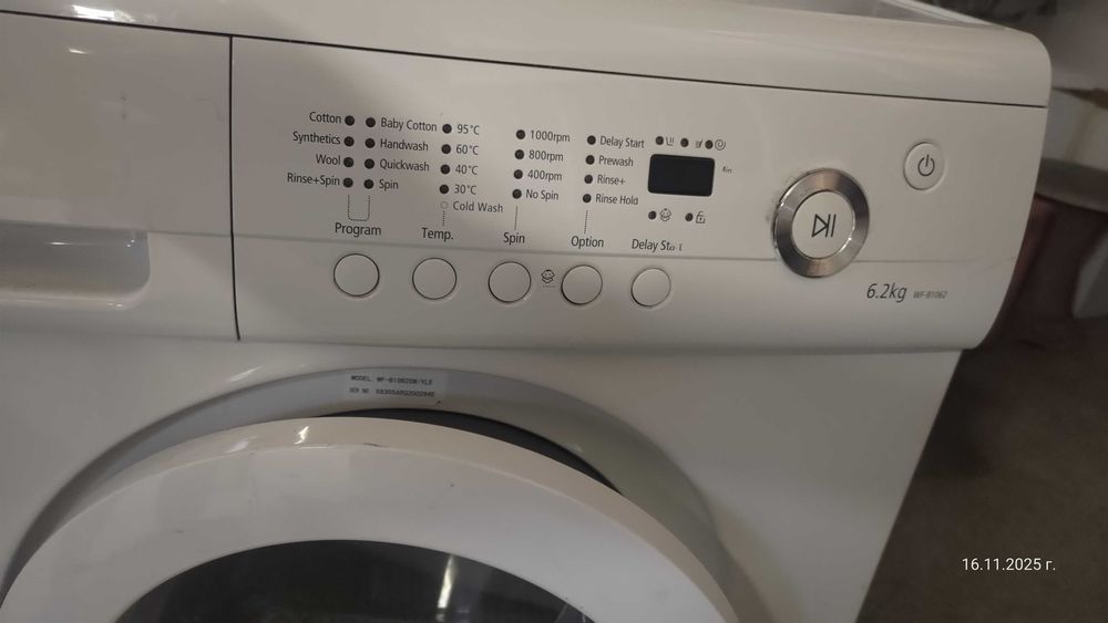 Пералня Самсунг ,модел  :  WF-В1062.