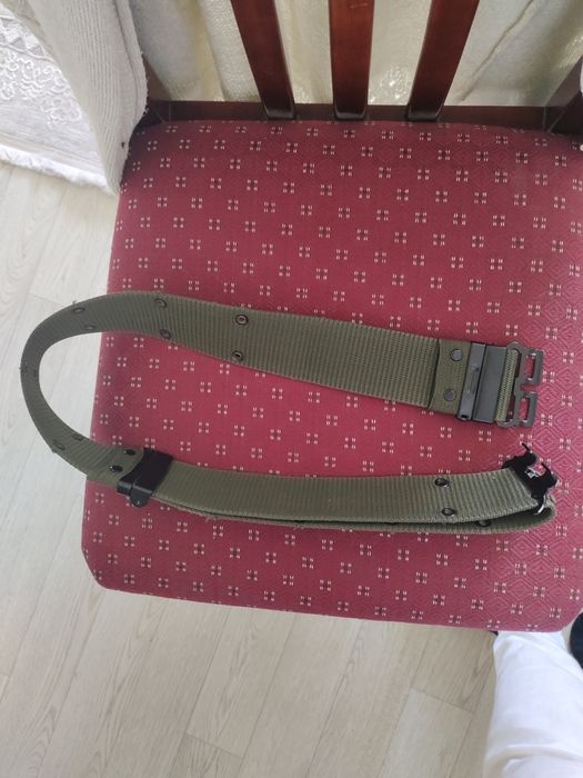 Военный ремень тканевый