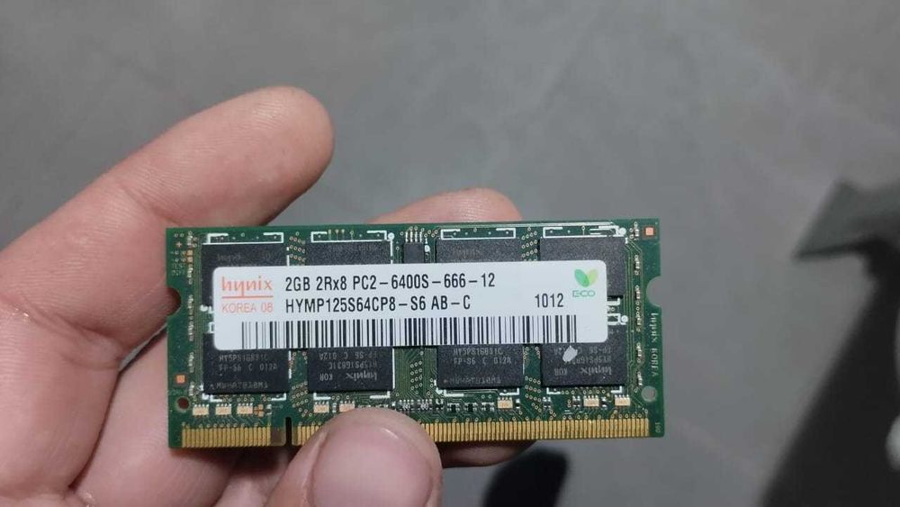 озу ddr 2 на ноутбук 2 gb