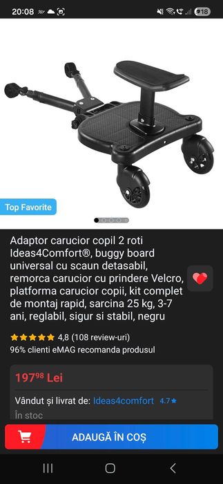 Adaptor pentru al doilea copil