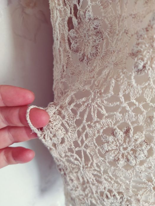 Cardigan croșetat manual