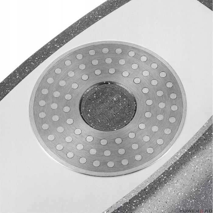 Vas termorezistent cu capac din aluminiu dreptunghilar pentru cuptor,