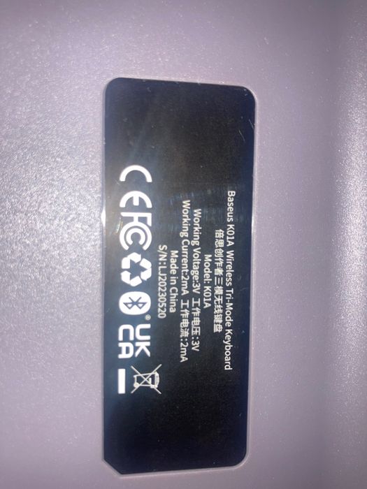 Клавиатура Baseus K01A Tri-Mode