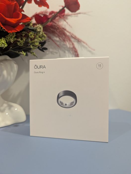 Oura ring 4, black, 11 размер