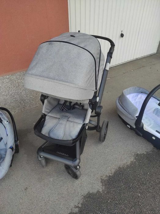 Cam Бебешка количка 3 в 1 Taski Sport сив