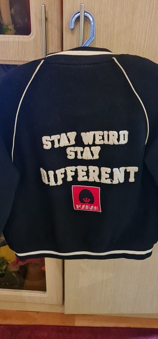 Бомбер из драпа на подкладе