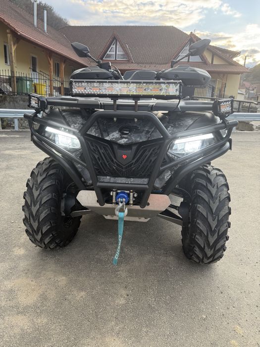 CFMOTO 625 Touring Overland 2024 FULL OPTION -Incalzire Manere Șa Troliu,Camuflaj Pregatit de Sezon