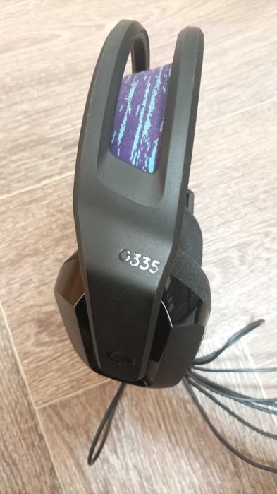 Гейминг слушалки Logitech - G335, черни