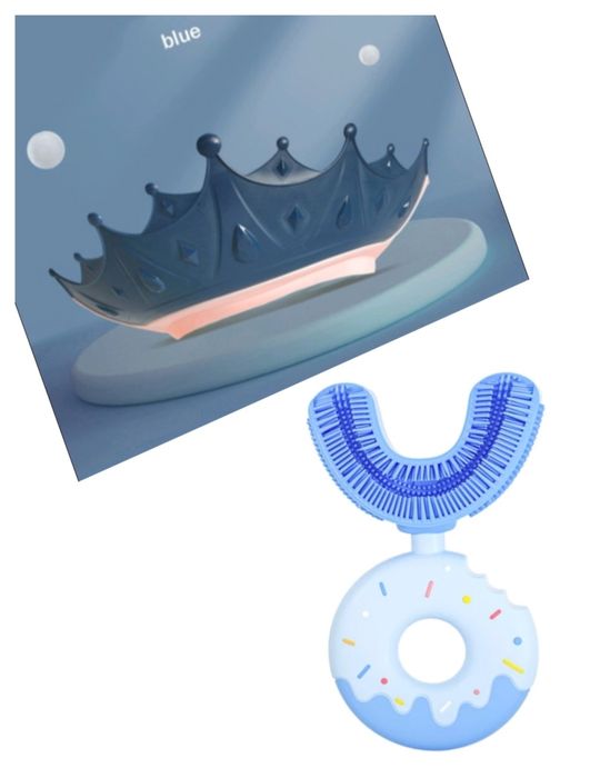 Kit periuță dentara+ protectie pentru ochi și urechi bebeluși