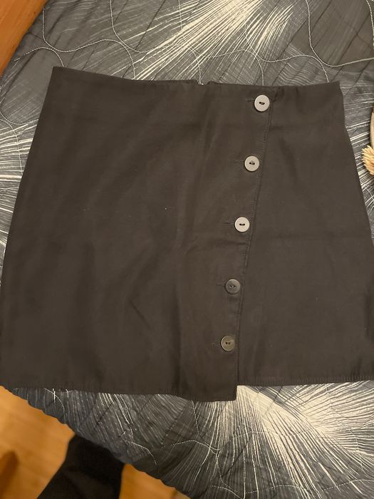 Черна къса пола XS