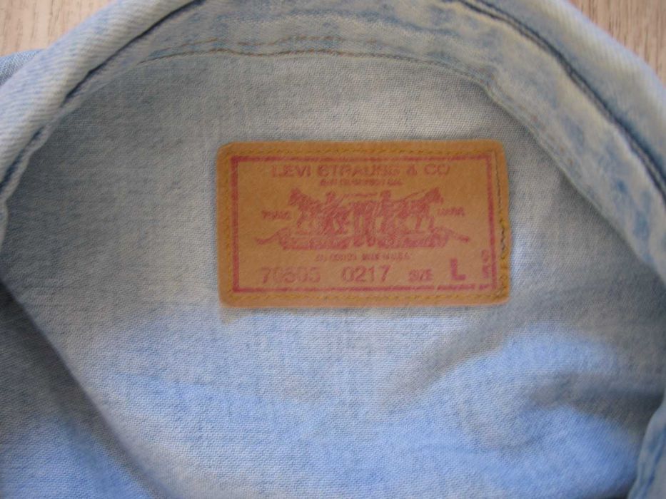 Дънкено яке и риза  Levi Strauss - употребявани