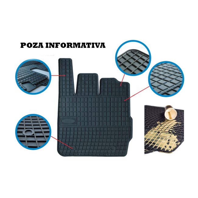 Covoare cauciuc MITSUBISHI L200 2007->