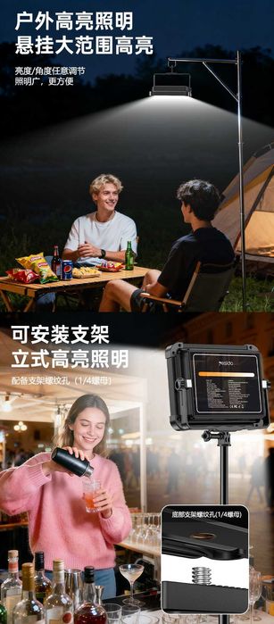 Yesido DH17 LED Светодиодный прожектор с Аккумулятором 10000mAh PD30W